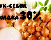 Скидка 30% на ЛУК-севок голландской селекции