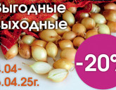 ЛУК-СЕВОК СО СКИДКОЙ 20%