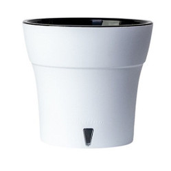 Горшок Дали Софт 2,1л белый-черный