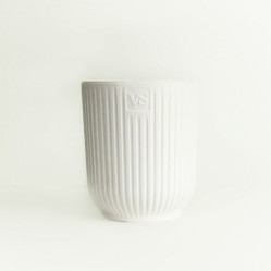 Горшок Эйва VipSet 2,4л белый с дренажной системой