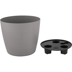 Горшок InGreen Vienna D 210мм, 5л круглый Французский платан (ПР) IG680110105