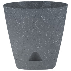 Горшок InGreen AMSTERDAM D250 8л темный камень (ПР) IG630210026