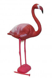 Фламинго пласт. бледно-розовый (60х22х83см) 008