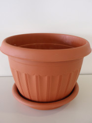 Кашпо Афродита 2 с поддоном терра 1,4л. (ссп)