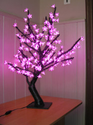 Светящиеся деревья - Светящ.дерево Яблоня Цветущая 512диодов, 130см. Розовый 605519Pink