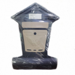 Ящик почтовый ЭЛИТ черный с бежевым (6880-00)