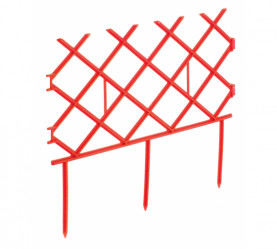 Забор декорат. Палисад красный (арт.КА1193)