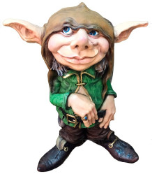 Фигура Лепрекон зеленый H46 см 626343/F474