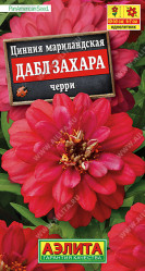 Цинния Дабл Захара черри (Аэлита)